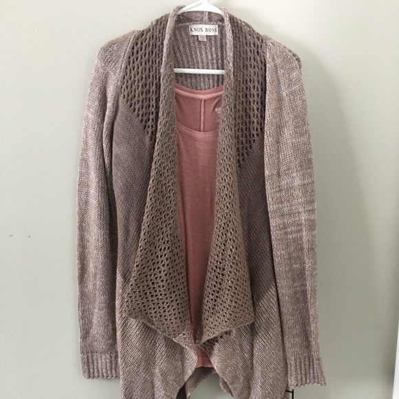 NWT Dusty Rose Sweater and Shirt Combo 🖤SALE🖤 - Picture 2 of 4